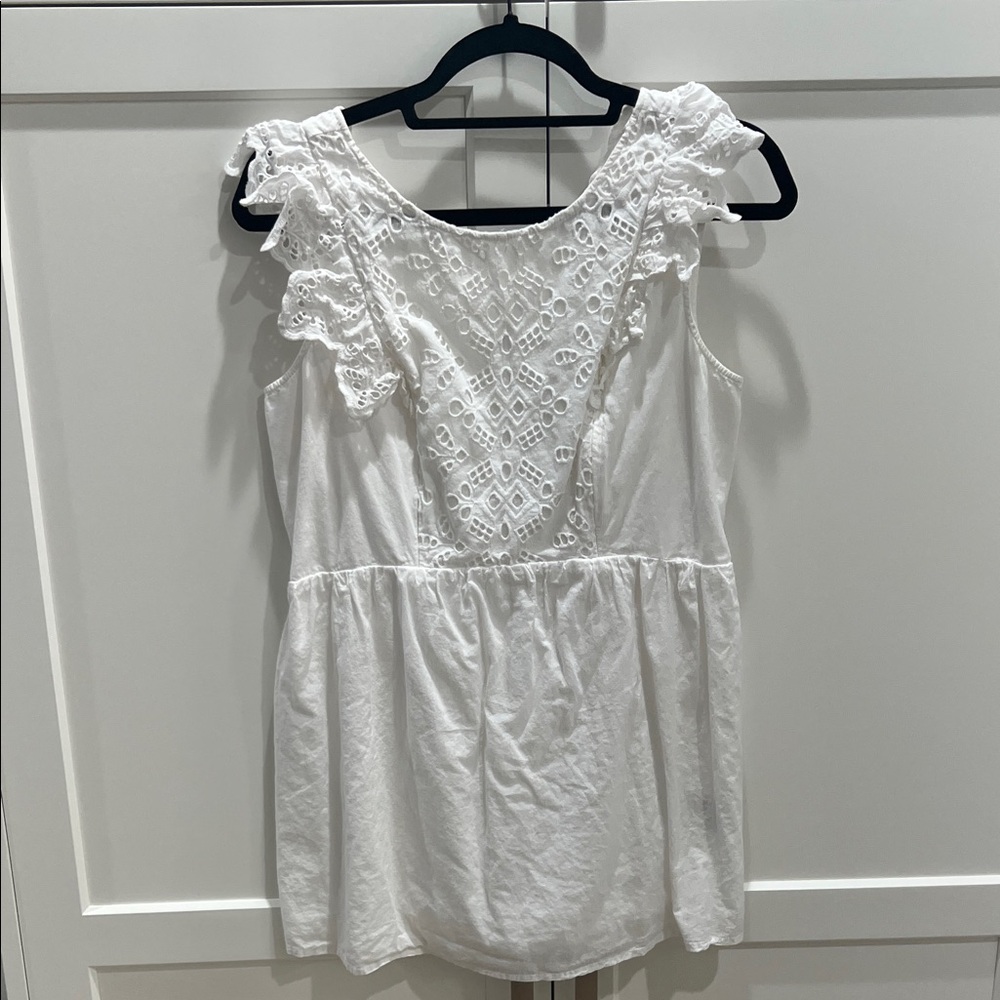 Seraphine White Lace Detail Blouse